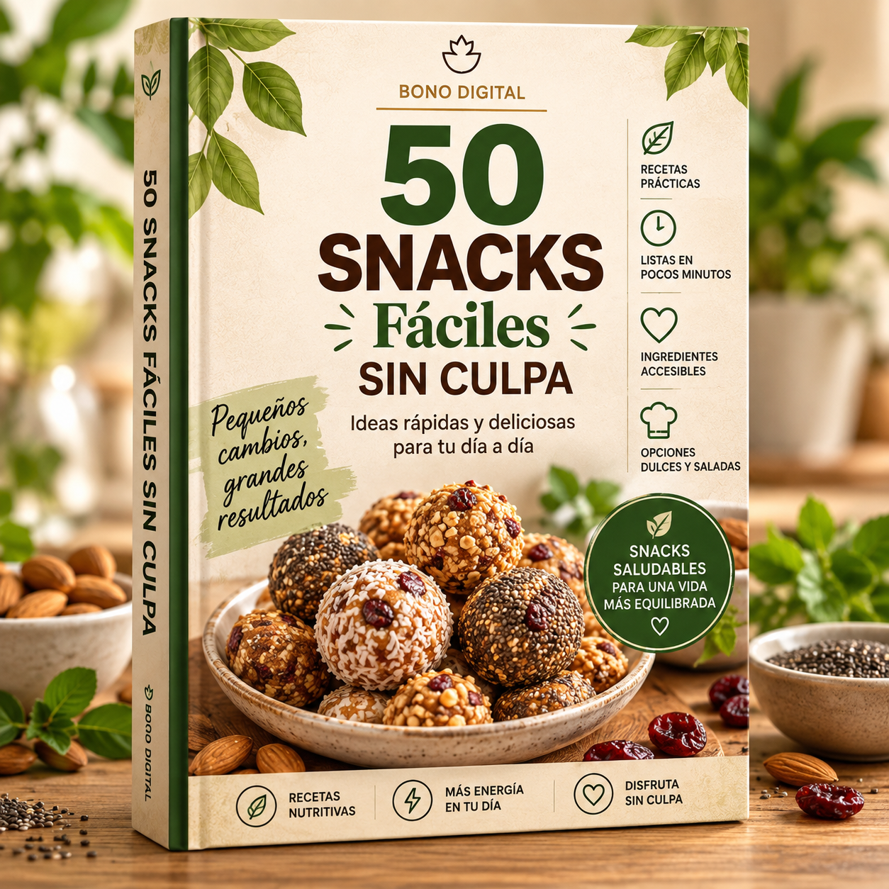 Bono 6: 50 Snacks Fáciles Sin Culpa