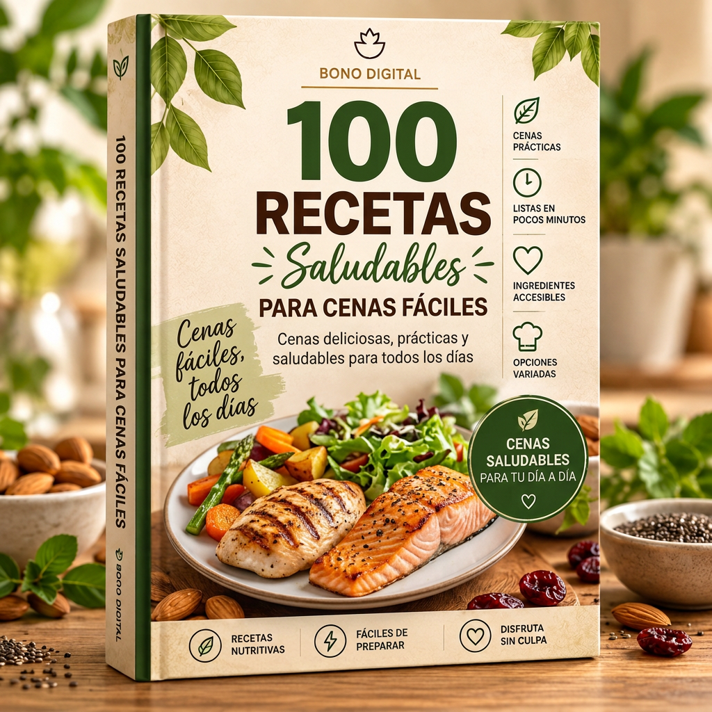 Bono 2: 100 Recetas Saludables para Cenas Fáciles